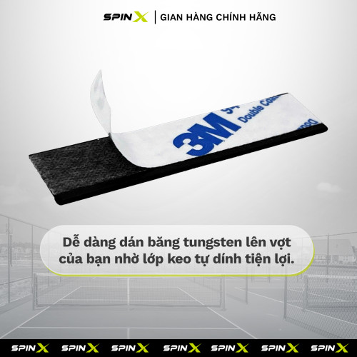 Chì Pickleball Tungsten SpinX Chính Hãng 1g/inch Cuộn 60 inch